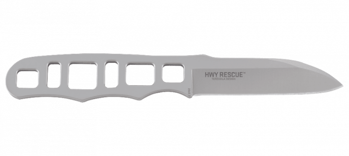 Нож с фиксированным клинком CRKT Terzuola HWY Rescue, сталь 420J2, цельнометаллический