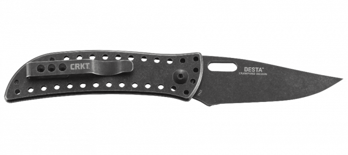 Складной нож CRKT Desta™, сталь 8Cr13MoV, рукоять нержавеющая сталь