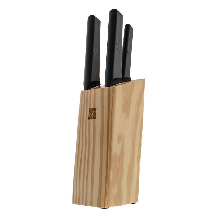 Набор кухонных ножей на подставке HuoHou 4-Piece Kitchen Knife Set Lite