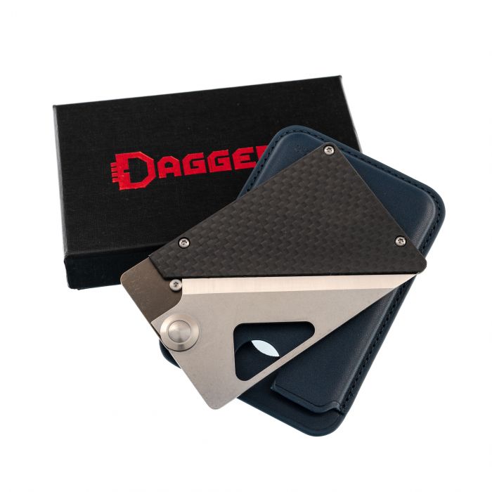 Складной нож в кардхолдере Daggerr Cardknife Bronze, сталь 8cr13mov, рукоять титан/карбон