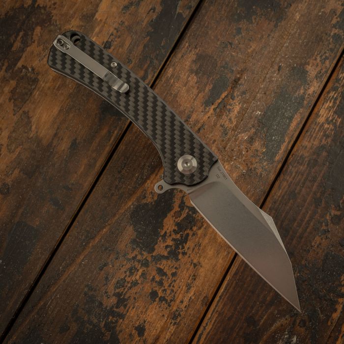 Складной нож CJRB Talla, сталь D2, Carbon Fiber