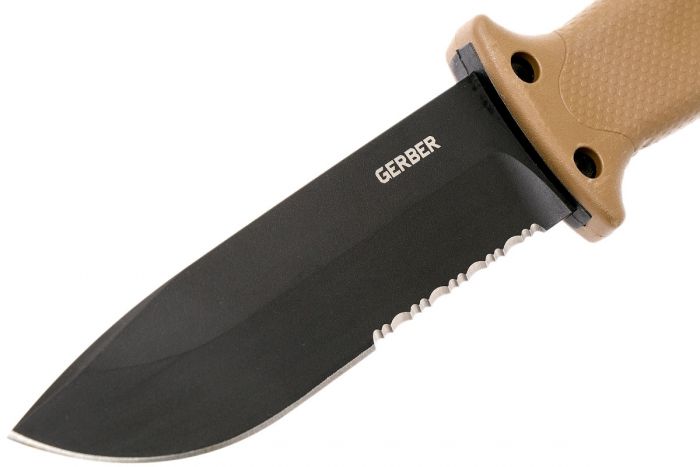 Нож с фиксированным клинком Gerber LMF II, сталь 420HC, рукоять термопластик GRN