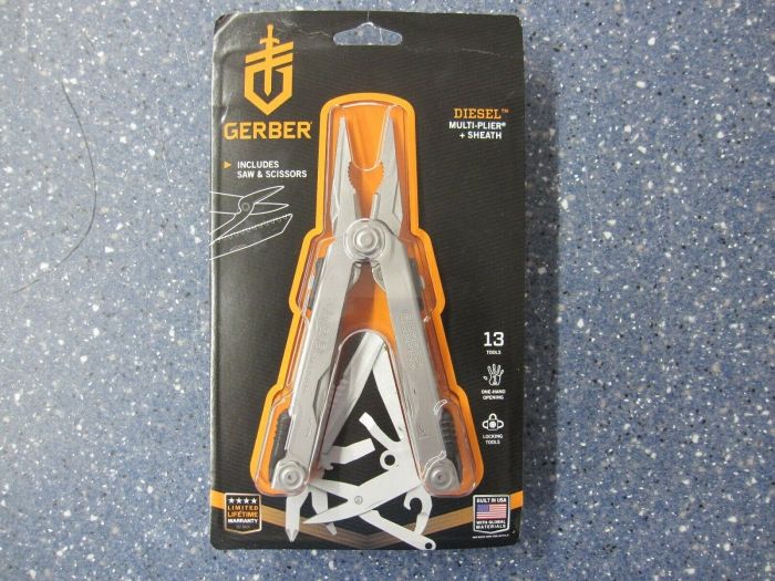 Мультитул Gerber Diesel SS, 13 функций, серебристый