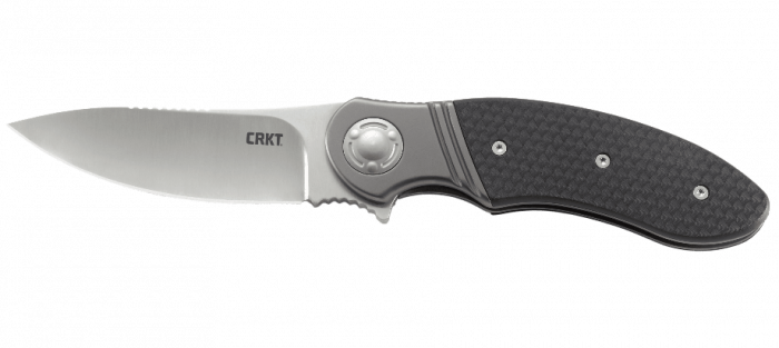 Нож складной CRKT Hootenanny, сталь 8Cr13MoV, рукоять термоплатик GRN