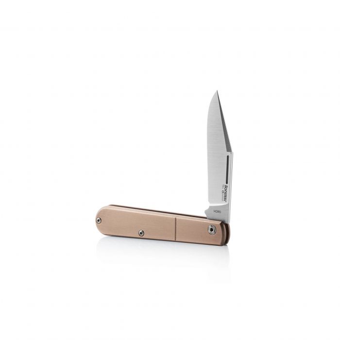 Складной нож LionSteel Barlow Slim Shuffler, сталь M390, рукоять Copper