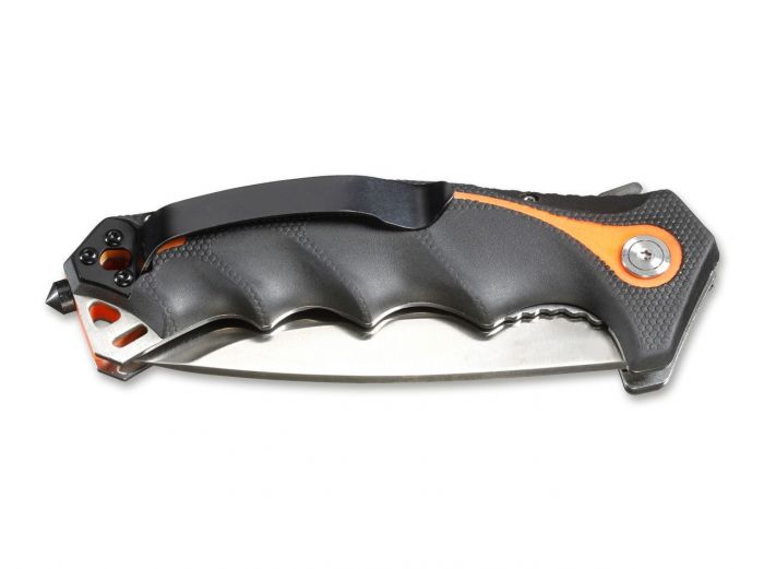 Складной нож Magnum Chainsaw Attendant Satin - Boker 01RY294, сталь 440B Satin, рукоять пластик/резина