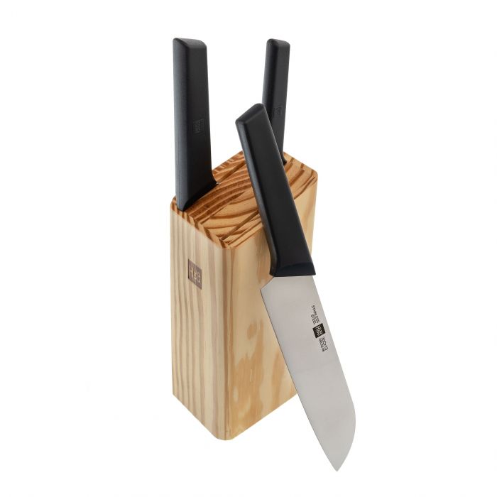 Набор кухонных ножей на подставке HuoHou 4-Piece Kitchen Knife Set Lite