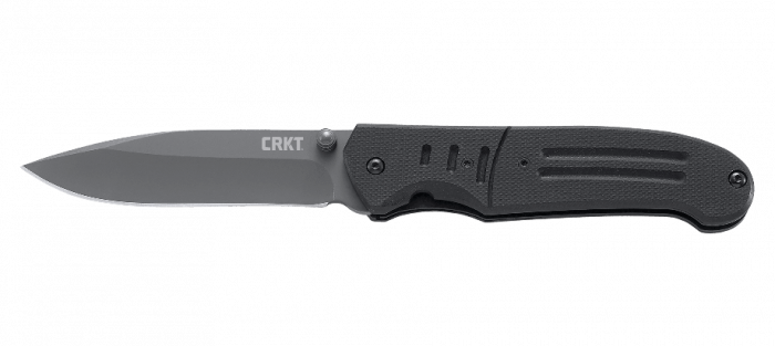 Полуавтоматический складной нож Ignitor T, CRKT 6860, сталь 8Cr14MoV Titanium Nitride, рукоять стеклотекстолит G10