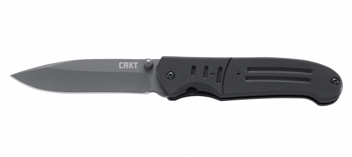 Полуавтоматический складной нож Ignitor T, CRKT 6860, сталь 8Cr14MoV Titanium Nitride, рукоять стеклотекстолит G10