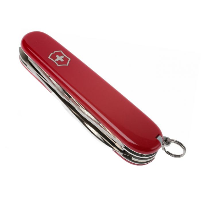 Нож швейцарский Victorinox Camper, сталь X55CrMo14, рукоять Cellidor®, красный