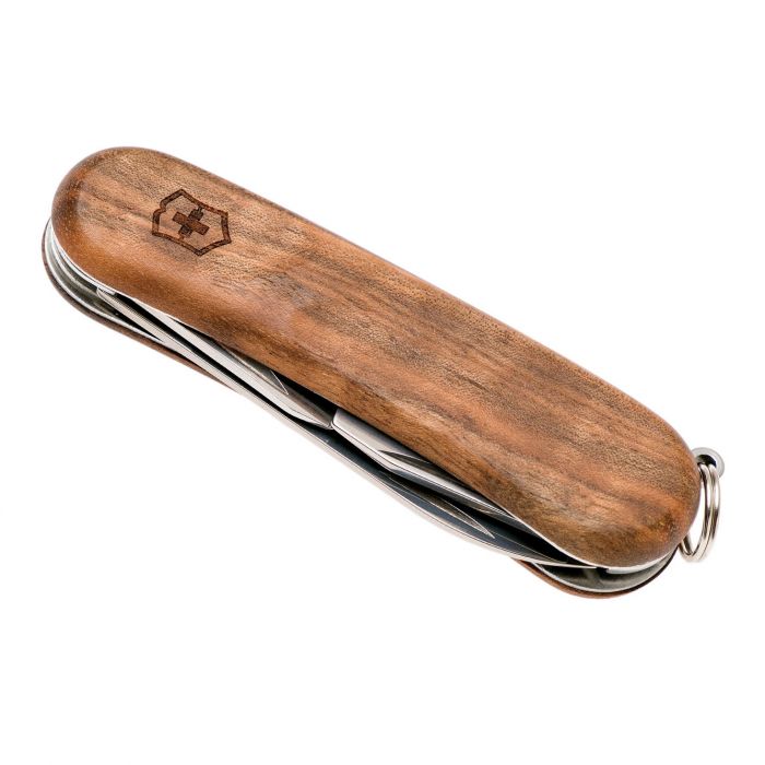 Нож перочинный Victorinox EvoWood 10, сталь X50CrMoV15, рукоять ореховое дерево, коричневый