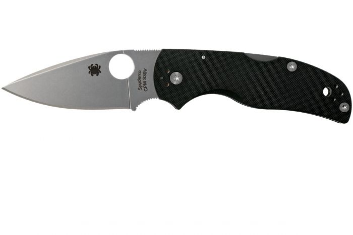 Складной нож Spyderco Native 5, сталь Crucible CPM® S30V™ рукоять G10, чёрный