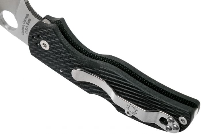 Складной нож Spyderco Native 5, сталь Crucible CPM® S30V™ рукоять G10, чёрный