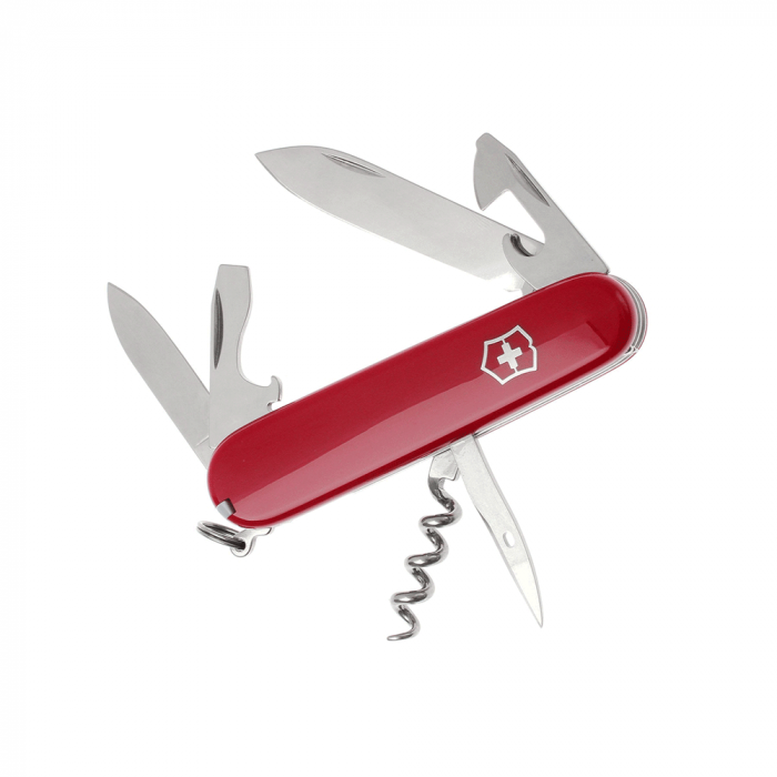 Нож перочинный Victorinox Spartan, сталь X55CrMo14, рукоять Cellidor®, красный