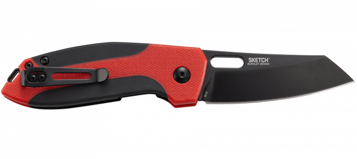 Складной нож CRKT Sketch™ Red, сталь 8Cr13MoV, рукоять ABS пластик