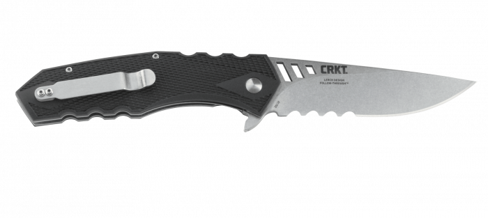 Складной нож CRKT Ruger® Follow-Through™, сталь 8Cr13MoV, рукоять термопластик GRN