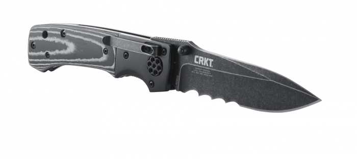 Складной нож CRKT Ruger® All-Cylinders™ with VEFF Serrations™, сталь 8Cr13MoV, рукоять стеклотекстолит G10