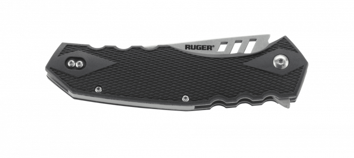 Складной нож CRKT Ruger® Follow-Through™, сталь 8Cr13MoV, рукоять термопластик GRN