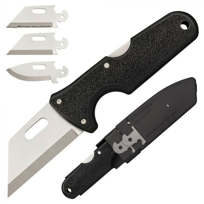 Нож со сменным лезвием Cold Steel Click N Cut CS_40A, сталь 420J2, рукоять пластик ABS