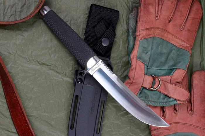 Нож с фиксированным клинком Outdoorsman, сталь VG-10 San Mai, кайдекс ножны