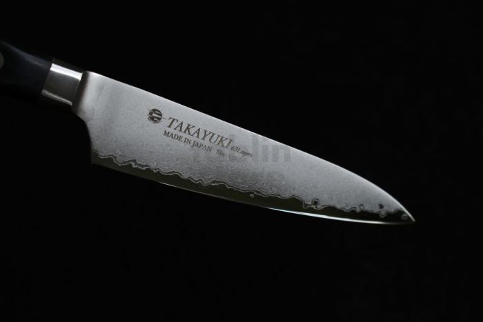 Нож кухонный универсальный Sakai Takayuki, сталь VG-10 Damascus, рукоять pakka wood