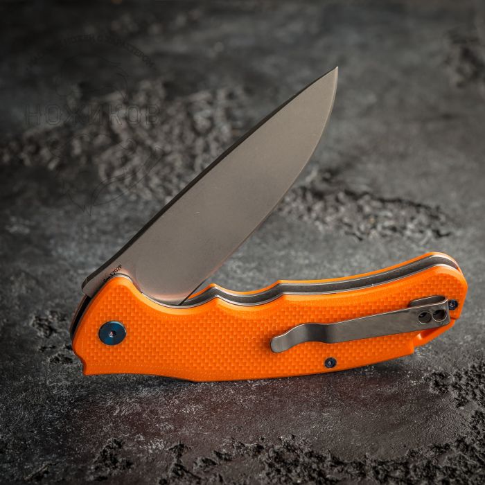 Складной нож Artisan Tradition, сталь D2, G10 Orange