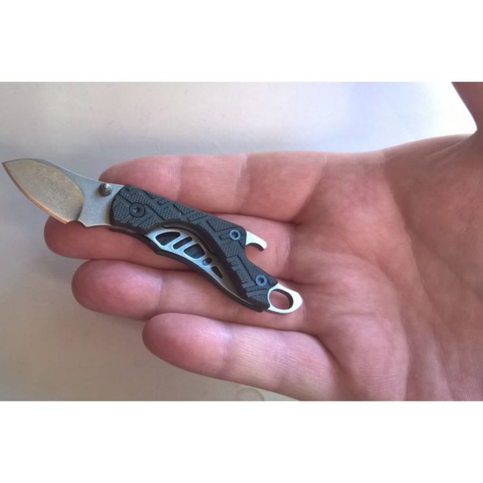 Складной нож Cinder Keychain KERSHAW 1025X Designed by Rick Hinderer, сталь 3Cr13, рукоять GFN термопластик, чёрный