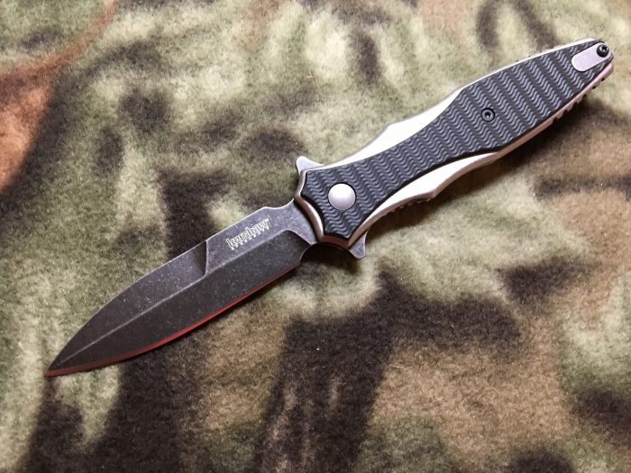 Складной нож Decimus KERSHAW 1559, сталь 8Cr13MoV, рукоять термопластик GFN/нержавеющая сталь