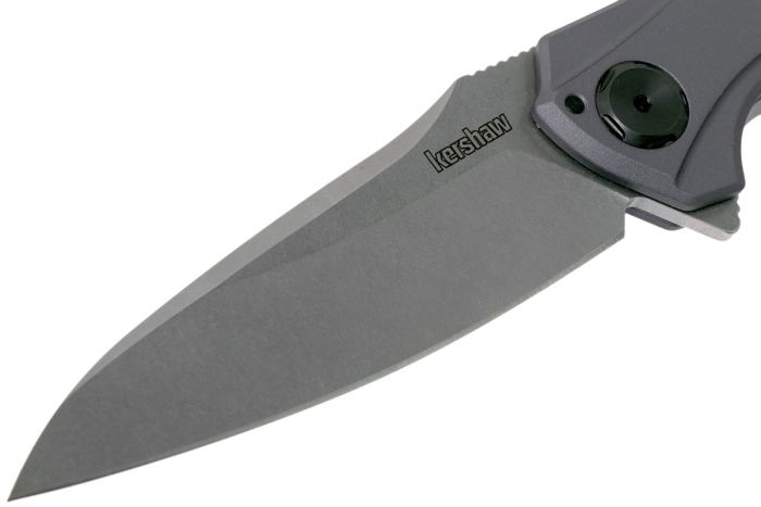 Нож складной Bareknuckle - Kershaw 7777, сталь Sandvik 14C28N, рукоять серый анодированный алюминий