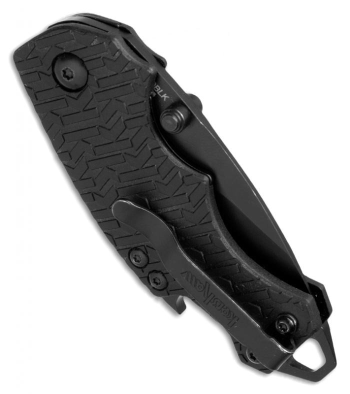 Нож складной Shuffle - KERSHAW 8700BLK, сталь 8Cr13MoV c покрытием BlackOxide, рукоять текстурированный термопластик GFN