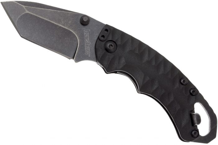 Нож складной Shuffle II - KERSHAW 8750TBLKBW, сталь 8Cr13MoV c покрытием BlackWash™, рукоять термопластик GFN чёрного цвета