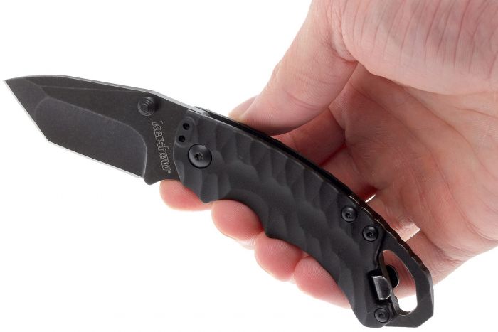 Нож складной Shuffle II - KERSHAW 8750TBLKBW, сталь 8Cr13MoV c покрытием BlackWash™, рукоять термопластик GFN чёрного цвета