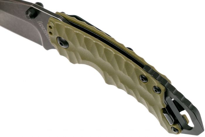 Складной нож Kershaw Shuffle II, сталь 8Cr13MoV, рукоять термопластик GRN, хаки