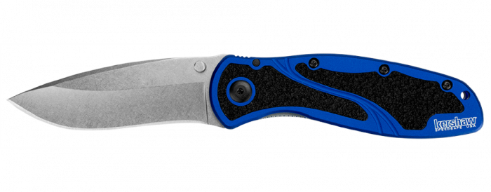 Складной полуавтоматический нож Kershaw Blur K1670NBSW, сталь Sandvik 14C28N, рукоять алюминий/резина