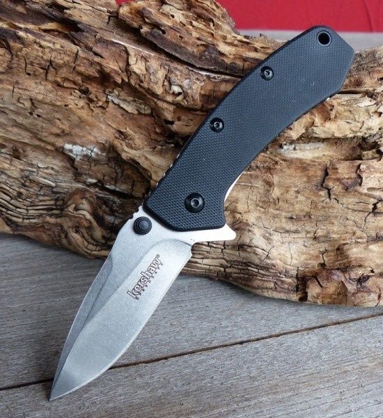 Складной полуавтоматический нож Kershaw Cryo G-10 K1555G10, сталь 8Cr13MoV, рукоять G-10/сталь