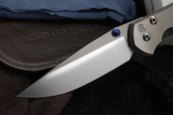 Нож складной Chris Reeve Large Sebenza 21 Almandine Cabochon, сталь CPM-S35VN, рукоять титан