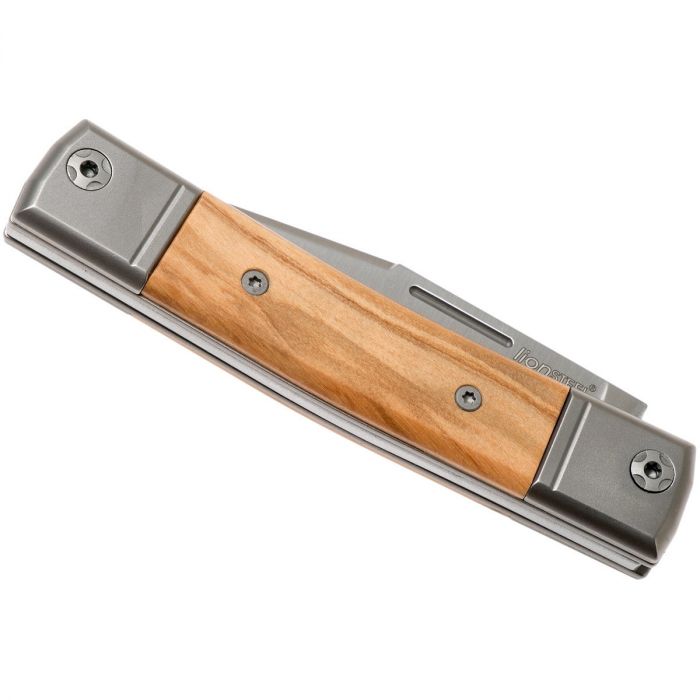 Складной нож LionSteel BestMan Clip, сталь M390, рукоять Olive