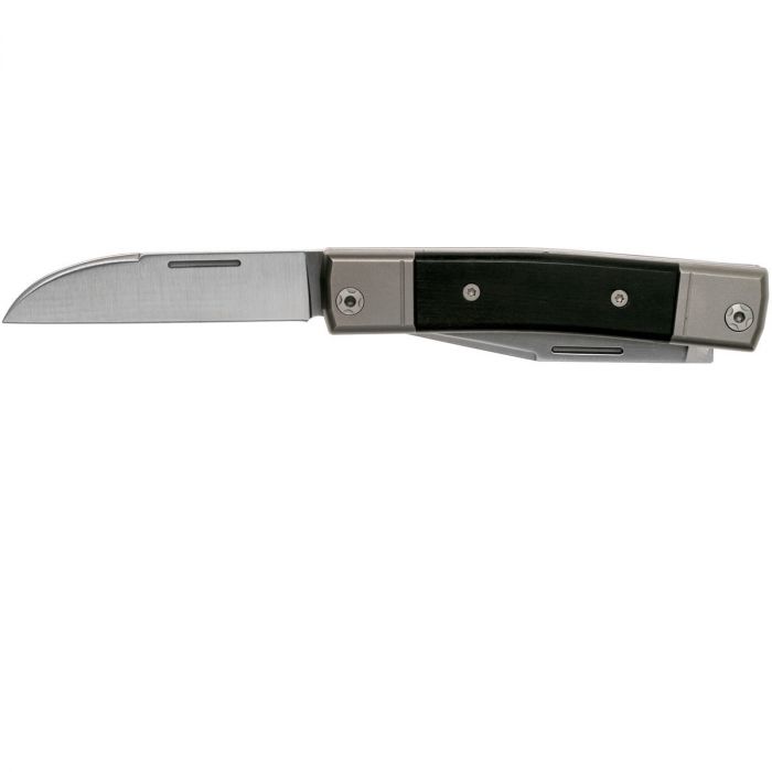 Складной нож LionSteel BestMan Two blades, сталь M390, рукоять Ebony