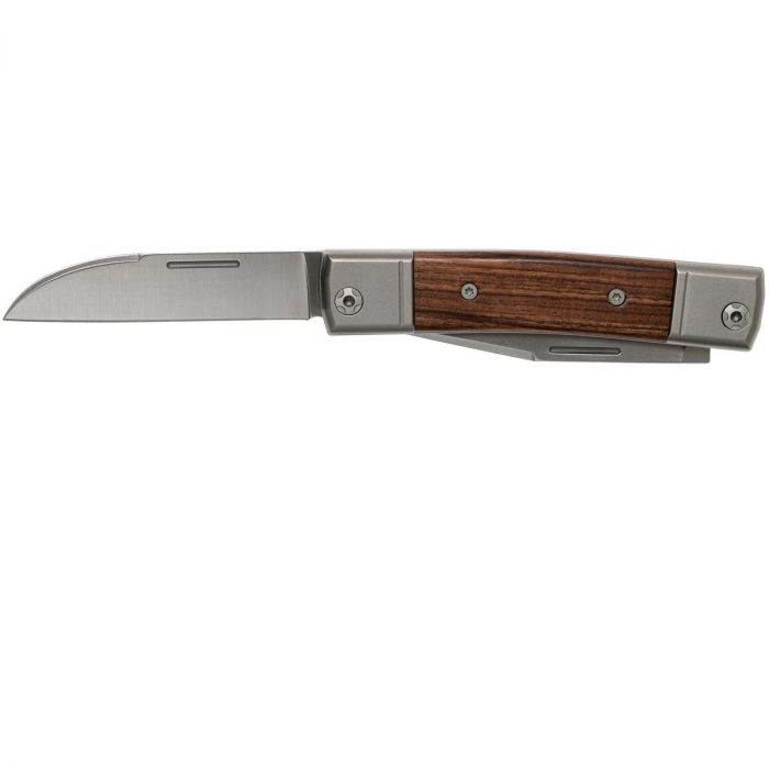 Складной нож LionSteel BestMan Two blades, сталь M390, рукоять Santos wood