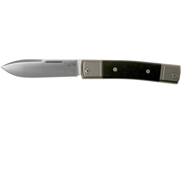 Складной нож LionSteel BestMan Drop, сталь M390, рукоять Ebony