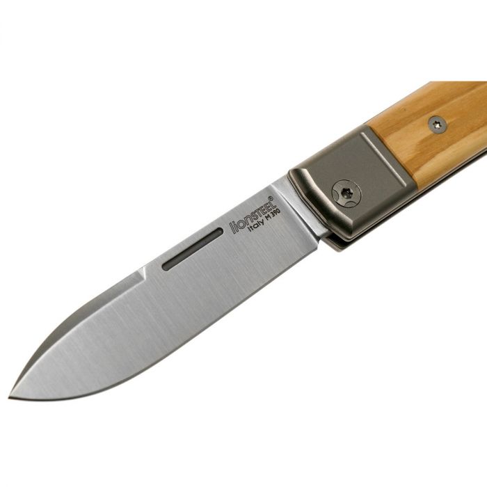 Складной нож LionSteel BestMan Drop, сталь M390, рукоять Olive