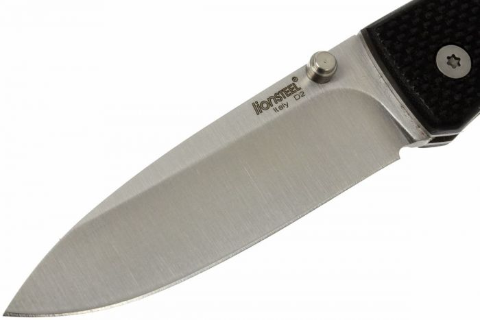 Нож складной LionSteel 8800 BK Opera, сталь D2 Tool Steel, рукоять стеклотекстолит G-10, черный