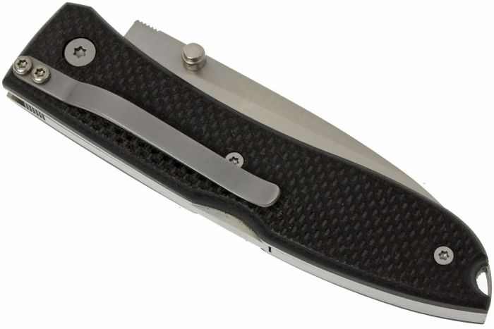 Нож складной LionSteel 8800 BK Opera, сталь D2 Tool Steel, рукоять стеклотекстолит G-10, черный