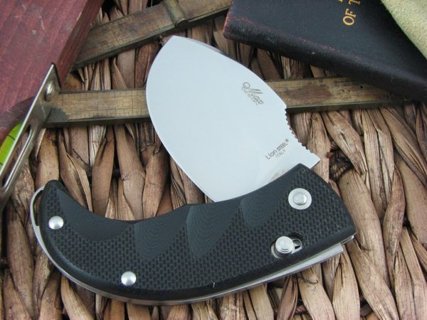 Нож складной LionSteel Skinner 8901 G10, сталь 440C Satin Finish, рукоять стеклотекстолит, чёрный