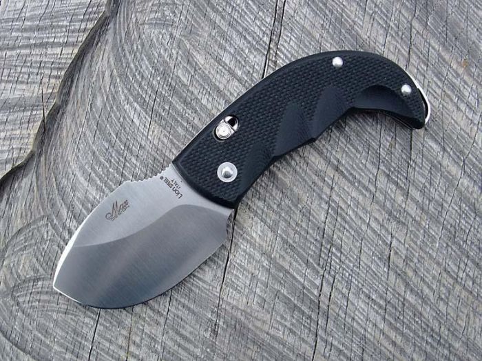 Нож складной LionSteel Skinner 8901 G10, сталь 440C Satin Finish, рукоять стеклотекстолит, чёрный