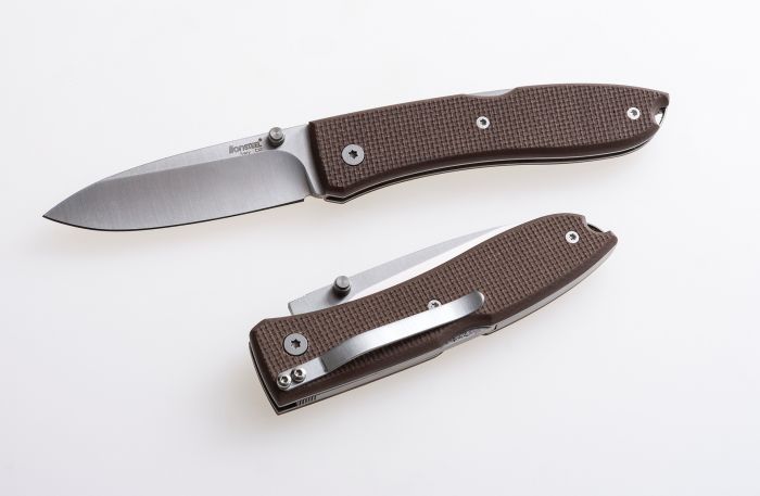 Нож складной Lionsteel Big Opera 8810 SN, сталь D2, рукоять G-10, коричневый