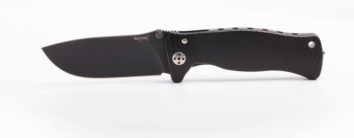 Нож складной LionSteel SR1 PVD, сталь Sleipner, рукоять титан