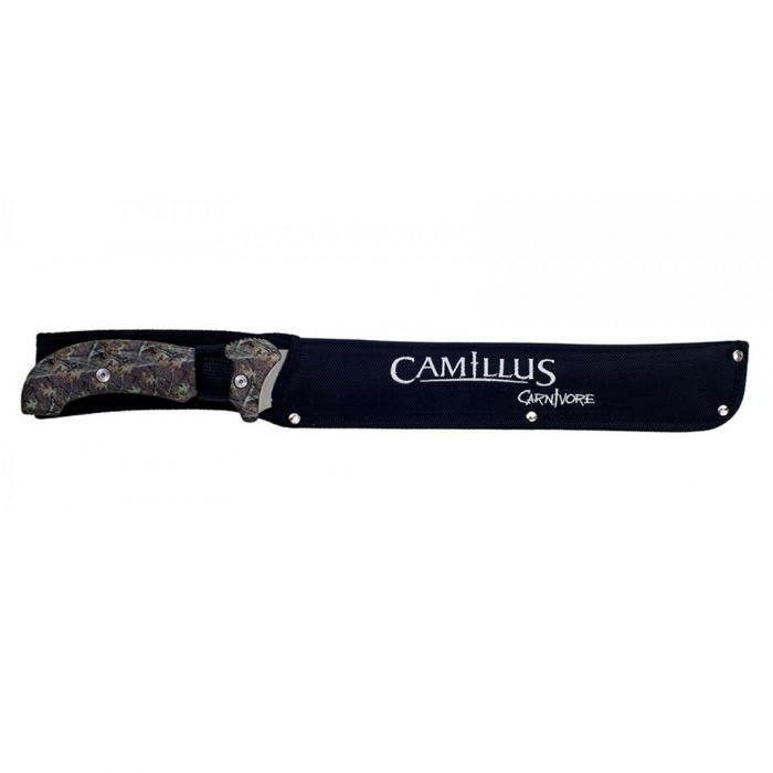 Мачете Camillus Carnivore Z™, сталь 440А, рукоять термопластик GRN, камуфляж