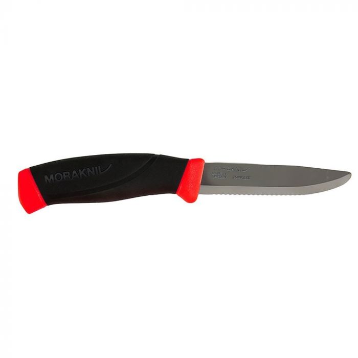 Нож с фиксированным лезвием Morakniv Companion F Rescue, сталь Sandvik 12С27, рукоять резина/пластик