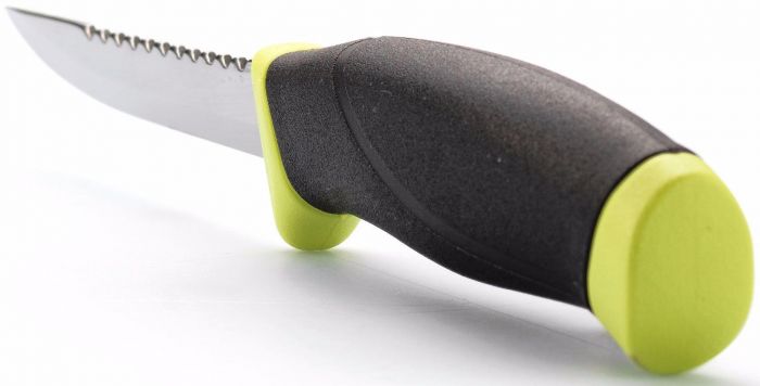 Нож с фиксированным лезвием Morakniv Fishing Comfort Scaler 098, сталь Sandvik 12C27, рукоять резина/пластик